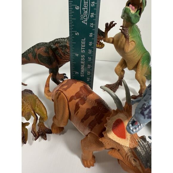 Dinosaur Toy Lot 8 Kid Galaxy Discovery Dino Achelosauru Allosaurus Deinoychus - Picture 8 of 10